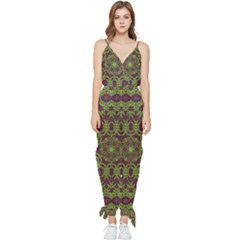 Greenspring Sleeveless Tie Ankle Jumpsuit by LW323