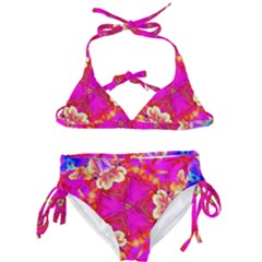 Pink Beauty Kids  Classic Bikini Set by LW323