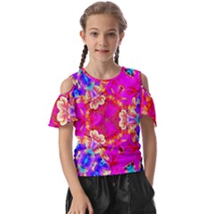 Pink Beauty Kids  Butterfly Cutout Tee