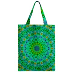 Greenspring Zipper Classic Tote Bag by LW323