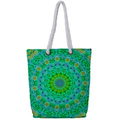 Greenspring Full Print Rope Handle Tote (small) by LW323