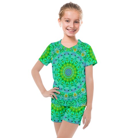 Greenspring Kids  Mesh Tee And Shorts Set by LW323