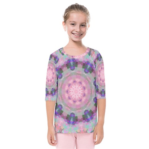 Beautiful Day Kids  Quarter Sleeve Raglan Tee by LW323