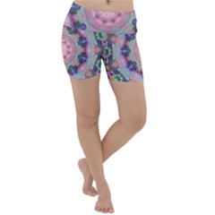 Beautiful Day Lightweight Velour Yoga Shorts by LW323