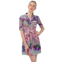 Beautiful Day Belted Shirt Dress by LW323