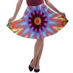 Passion Flower A-line Skater Skirt by LW323