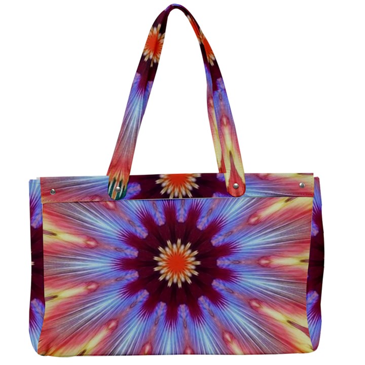 Passion Flower Canvas Work Bag