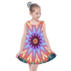 Passion Flower Kids  Summer Dress by LW323