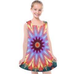 Passion Flower Kids  Cross Back Dress by LW323