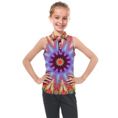 Passion Flower Kids  Sleeveless Polo Tee