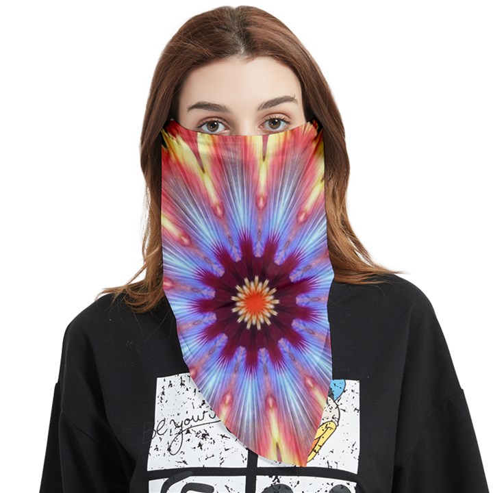 Passion Flower Face Covering Bandana (Triangle)