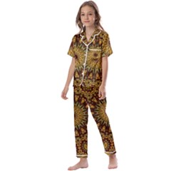 Woodwork Kids  Satin Short Sleeve Pajamas Set by LW323