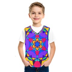 Fairground Kids  Basketball Tank Top by LW323