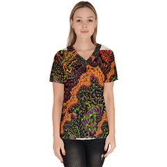 Goghwave Women s V-neck Scrub Top by LW323