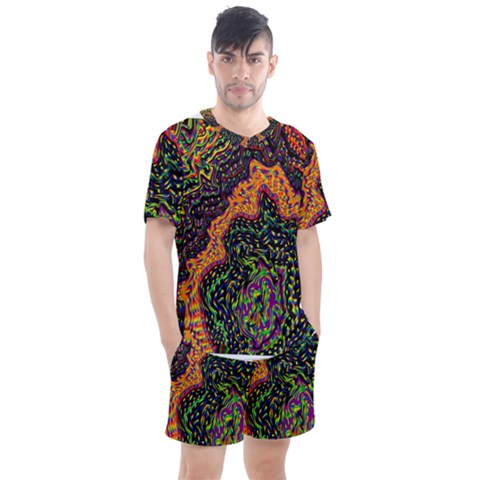 Goghwave Men s Mesh Tee And Shorts Set by LW323