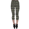 Geometric Textured Ethnic Pattern 1 Capri Leggings  View2