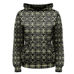 Geometric Textured Ethnic Pattern 1 Women s Pullover Hoodie by dflcprintsclothing