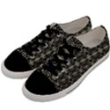 Geometric Textured Ethnic Pattern 1 Men s Low Top Canvas Sneakers View2