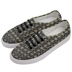 Geometric Textured Ethnic Pattern 1 Women s Classic Low Top Sneakers by dflcprintsclothing