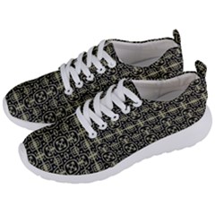 Geometric Textured Ethnic Pattern 1 Men s Lightweight Sports Shoes by dflcprintsclothing