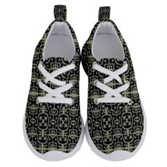 Geometric Textured Ethnic Pattern 1 Running Shoes by dflcprintsclothing