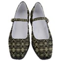 Geometric Textured Ethnic Pattern 1 Women s Mary Jane Shoes View1