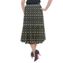 Geometric Textured Ethnic Pattern 1 Midi Mermaid Skirt View2