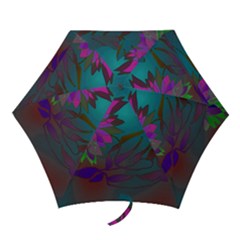 Evening Bloom Mini Folding Umbrellas by LW323