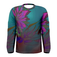 Evening Bloom Men s Long Sleeve Tee by LW323