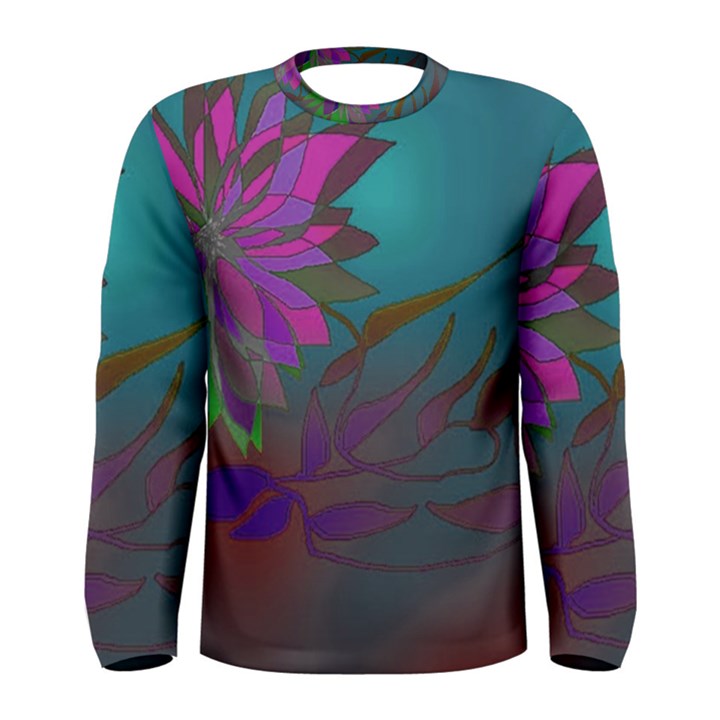 Evening Bloom Men s Long Sleeve Tee