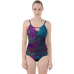 Evening Bloom Cut Out Top Tankini Set by LW323