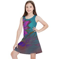 Evening Bloom Kids  Lightweight Sleeveless Dress