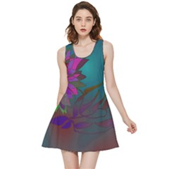 Evening Bloom Inside Out Reversible Sleeveless Dress