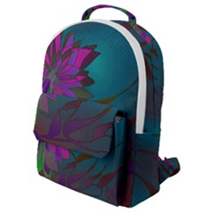 Evening Bloom Flap Pocket Backpack (small) by LW323