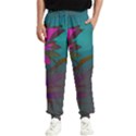 Evening Bloom Men s Elastic Waist Pants View1