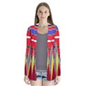 Forrest Sunset Drape Collar Cardigan View1