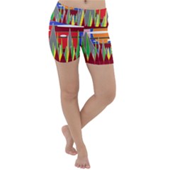 Forrest Sunset Lightweight Velour Yoga Shorts