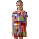 Forrest Sunset Kids  Asymmetric Collar Dress View1