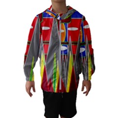 Forrest Sunset Kids  Hooded Windbreaker