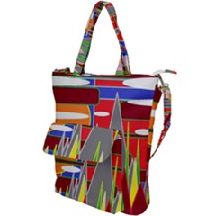 Forrest Sunset Shoulder Tote Bag