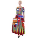 Forrest Sunset Half Sleeves Maxi Dress View1