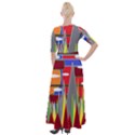 Forrest Sunset Half Sleeves Maxi Dress View2