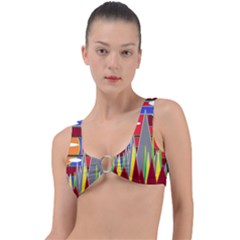 Forrest Sunset Ring Detail Bikini Top by LW323