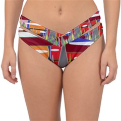 Forrest Sunset Double Strap Halter Bikini Bottom by LW323