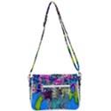 Exotic Flowers in Vase Shoulder Bag with Back Zipper View3