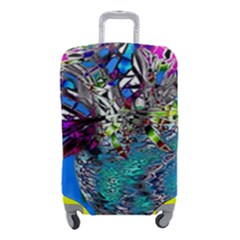 Exotic Flowers In Vase Luggage Cover (small) by LW323