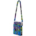 Exotic Flowers in Vase Multi Function Travel Bag View1