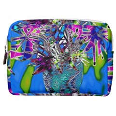 Exotic Flowers In Vase Make Up Pouch (medium) by LW323