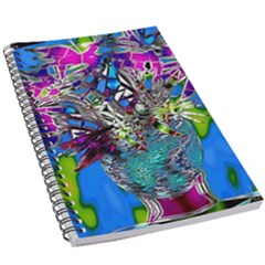 Exotic Flowers In Vase 5 5  X 8 5  Notebook by LW323