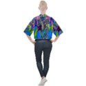 Exotic Flowers in Vase Mock Neck Tee View2